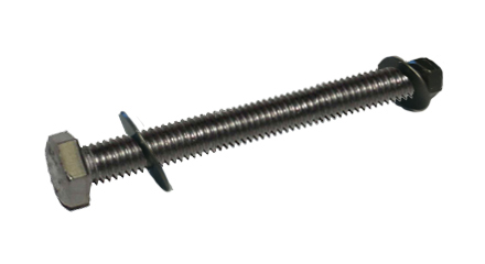 1/2" X 3" 18-8 S.S. Bolt TFL With Assembly