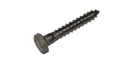 1/2" X 2-1/2" 18-8 S.S. Lag Screw