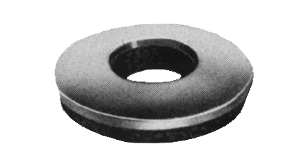1/2" Neoprene Bonded Washer, 18-8 S.S.