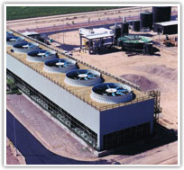 Counterflow Fiberglass Cooling Towers